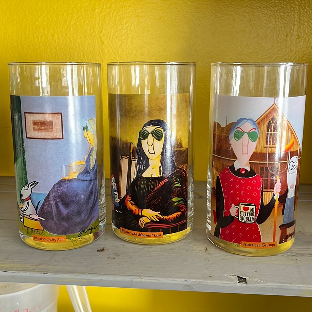 HALLMARK MAXINE AND FLOYD DRINKING GLASS BUNDLE